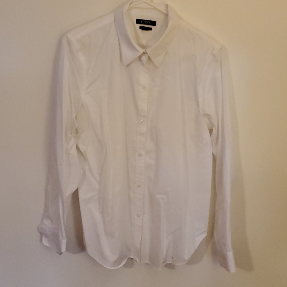 Chaps white cotton shirt